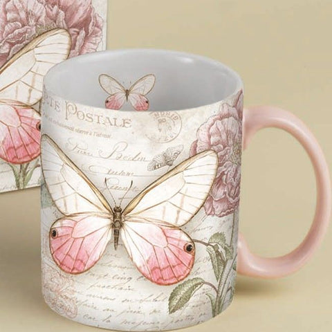 Carte Postale Butterfly Mug w/Gift Box
