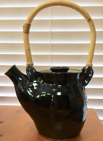 Barclay Pottery Tea Pot Brown/Black