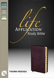 NAS Life Application Study Bible w Thumb Index