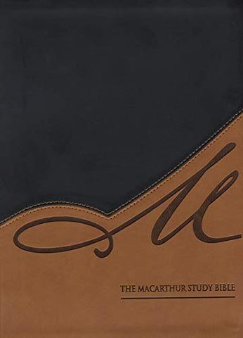 BBL NAS MacArthur Study Bible, NAS Tan/Black REG$108 CA