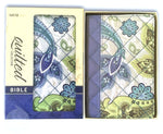 BBL NIV Quilted Blue Paisley Compact