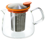 Bell Glass Teapot 24oz w/SS Infuser