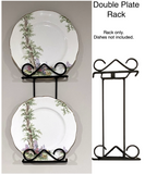 Wrought Iron Cup/Plate Racks Assorted