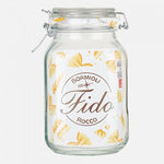 FIDO Italian glass jars