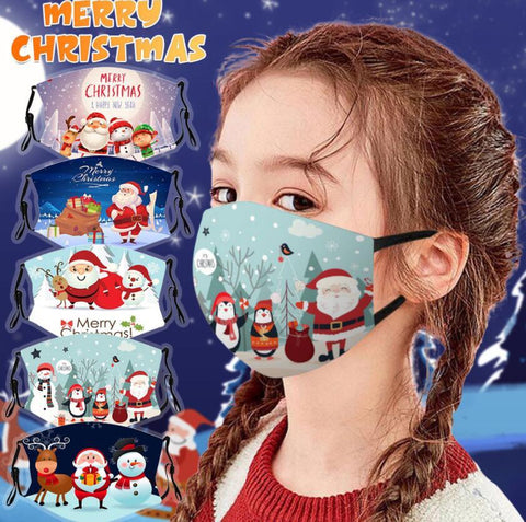 MASK CHRISTMAS Calico Kids/Youth