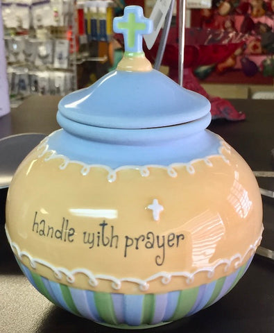 Handle with Prayer - Fillable Jar