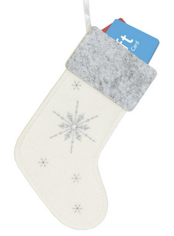 Gift Pocket Silver Flake Sock
