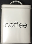 Coffee Canister Tin