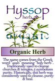 Hyssop Organic