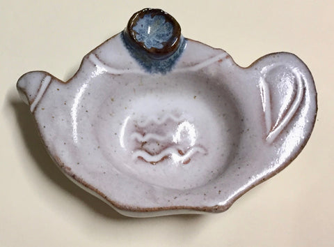 Stoneware Pottery Teabag Holder