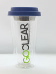 GOCLEAR Glass To-Go-Cup w/Infuser