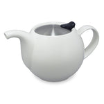 Q Teapot 38oz w/Infuser 1300ml White