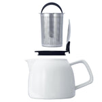 Bell Ceramic Teapot With Laser Drilled SS Infuser