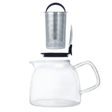 Bell Glass Teapot 43oz w/SS Infuser