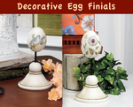 Decorative Egg Finials assorted