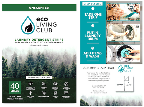 ECO Living Laundry Strips HE 40ct
