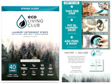 ECO Living Laundry Strips HE 40ct