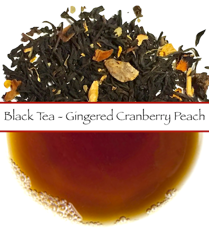 Gingered Cranberry Peach Black Tea