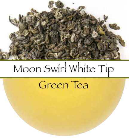 Moon Swirl White Tip Green Tea