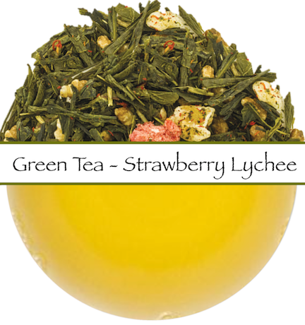 Strawberry Lychee Green Tea 45g