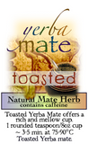 Toasted Yerba Mate Natural
