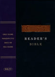 BBL NKJ Reader's Single Column Bible Hardcover REG$52