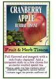 Cranberry Apple Fruit Tisane