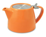 Stump Teapot With Infuser 21oz Carrot Orange 600ml